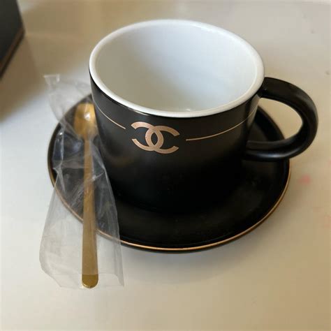 chanel tea|Chanel tea cup set.